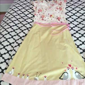 Anthropologie Bird Wrap Skirt & Matching Top